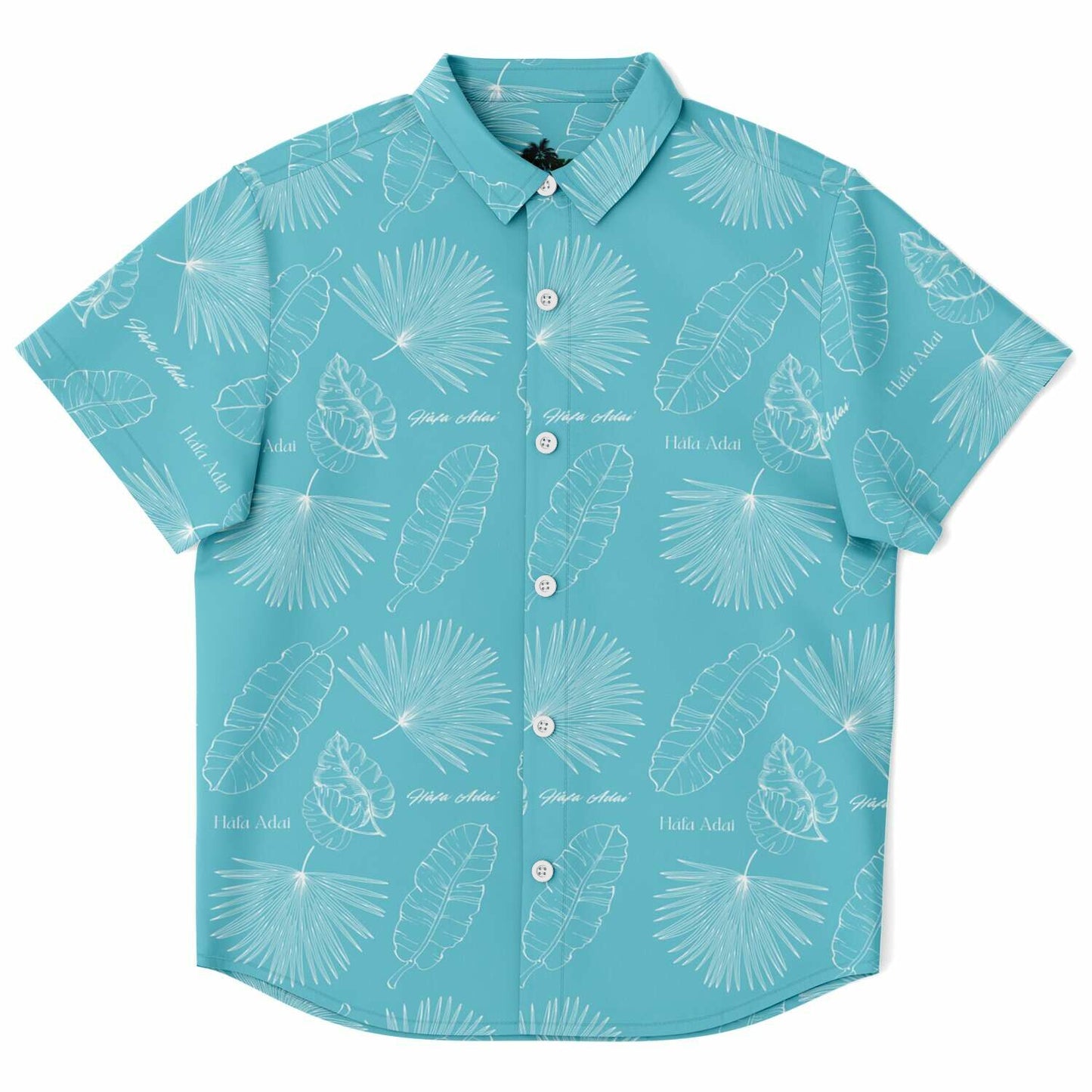 Kids/Youth Short Sleeve Button Down Shirt - AOP